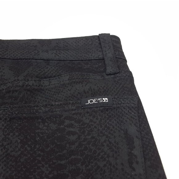 Joe's Women's Black Python Skinny Jeans Size 26 - Picture 7 of 7